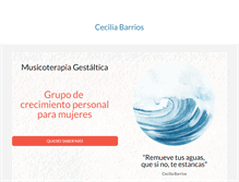 Tablet Screenshot of ceciliabarrios.com